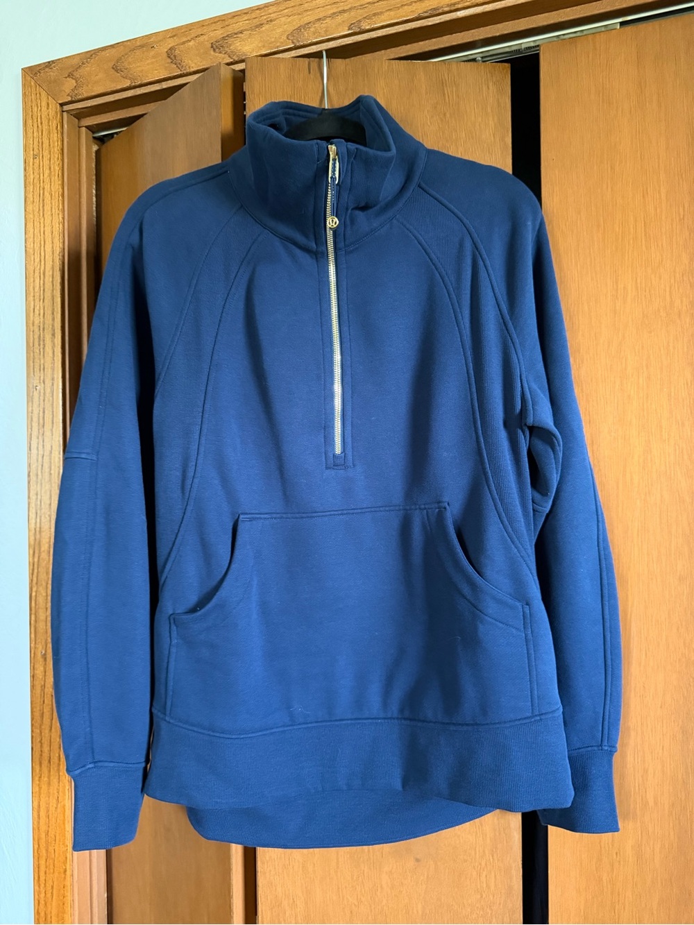 lululemon athletica Navy Half-Zip Pullover Hoodie